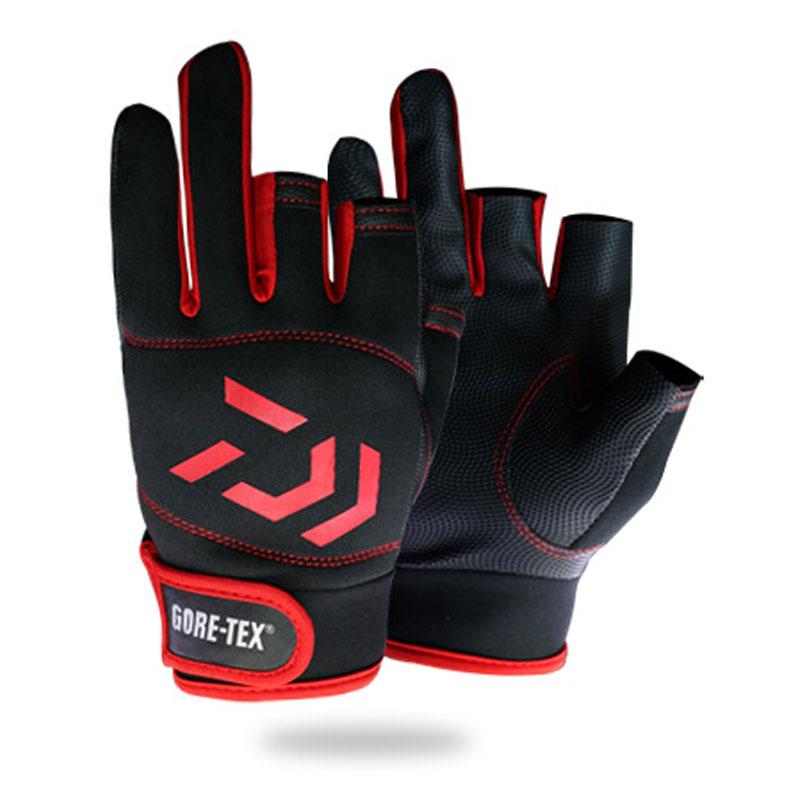 Mới Chất Lượng Cao Găng Tay Câu Cá Ngón Thể Thao Ngoài Trời DAIWA Găng Tay Câu Cá Chống Nước DAWA Luvas Para Pesca Câu Cá Găng Tay