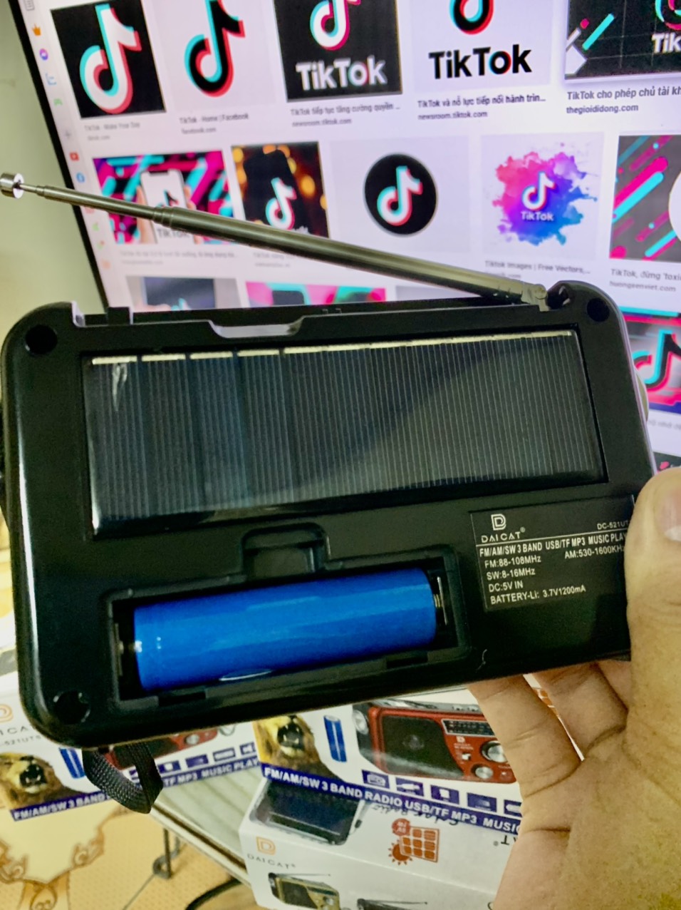 Đài Radio WAXIBA FM Siêu phẩm DC-521 UTS Hàng Chính Hãng