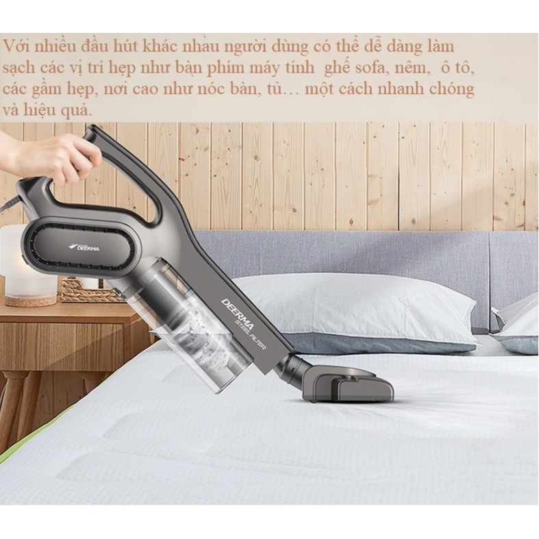 Máy Hút Bụi Deerma Cầm Tay 2 trong 1 DX700S