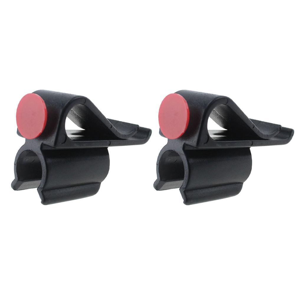 Black 2Pcs Golf Club Organizers Putter Clip Holder & Ball Marker / Iron Driver , can Attach to your Golf Bag Belt
