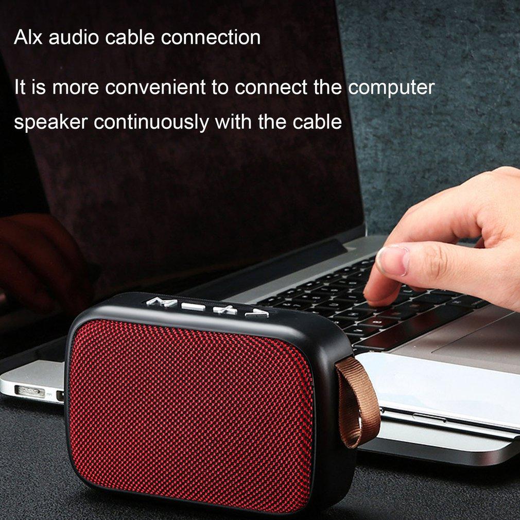 Loa vải kết nối bluetooth không dây di động Audio Audio Stereo Hỗ trợ TF Thẻ có thể tìm kiếm màu: Đen