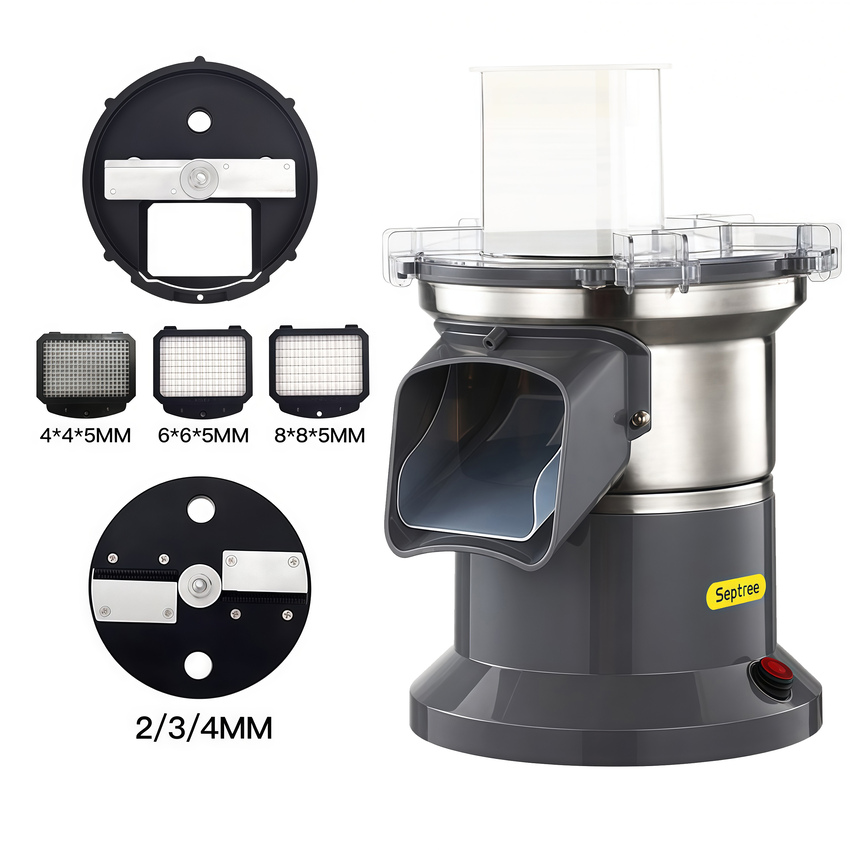 Máy thái rau củ quả công nghiệp đa năng, thái lát, thái sợi, thái hạt lựu. Thương hiệu Mỹ cao cấp Septree - X1 - HÀNG CHÍNH HÃNG