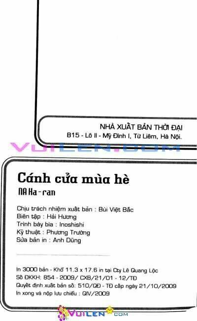 cánh cửa mùa hè chapter 1 2