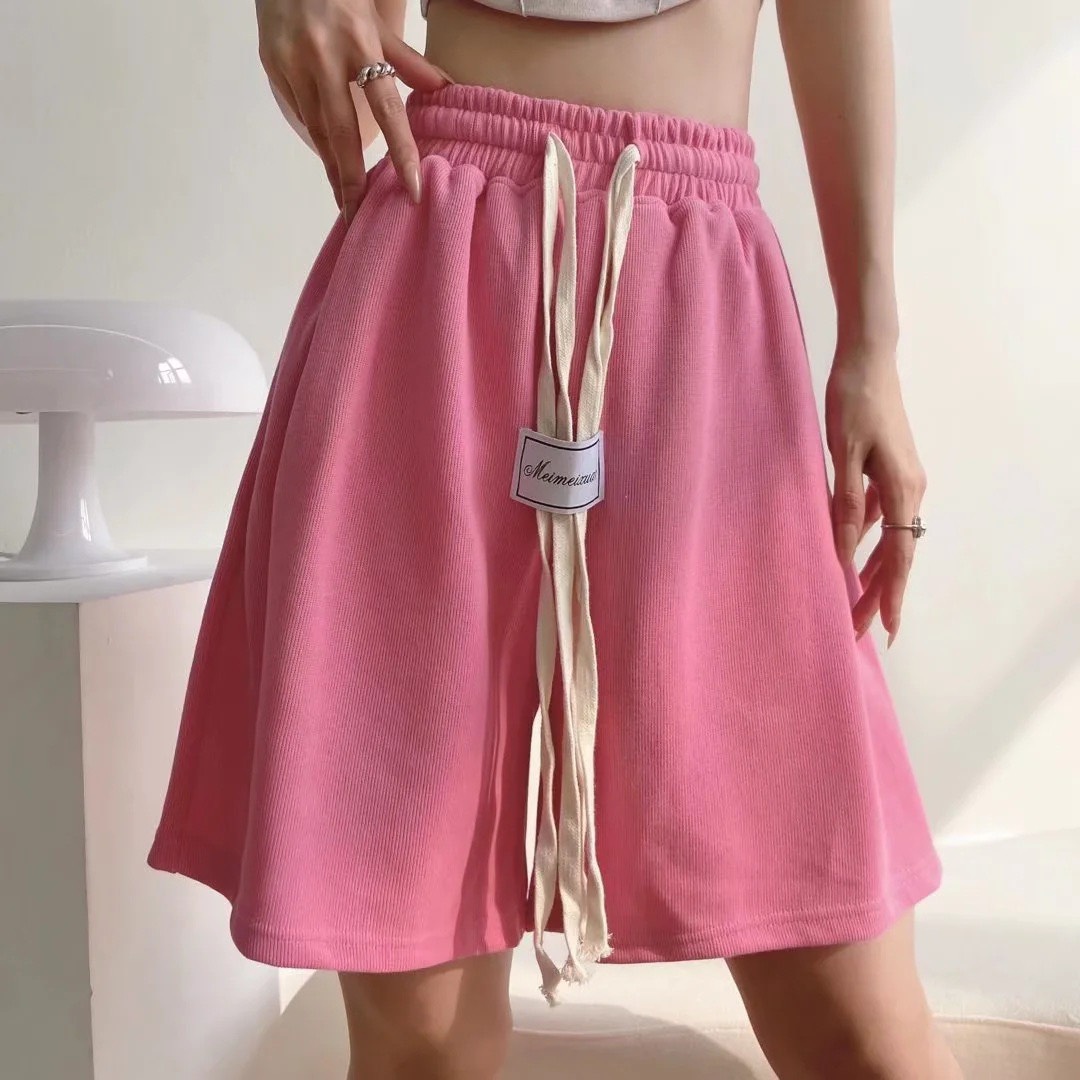 Quần ngang đùi ống rộng dây rút style HQ