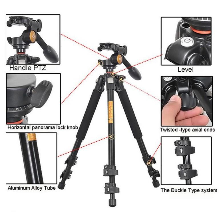 Chân máy ảnh Tripod BEIKE BK-303, Hàng chính hãng