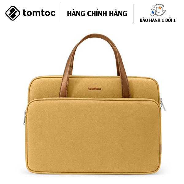 TÚI XÁCH TOMTOC (USA) BRIEFCASE PREMIUM DANHF CHO MACB 13”/14”, ULT.RABO.OK 13″ bảo vệ máy tính xách tay - HÀNG CHÍNH HÃNG