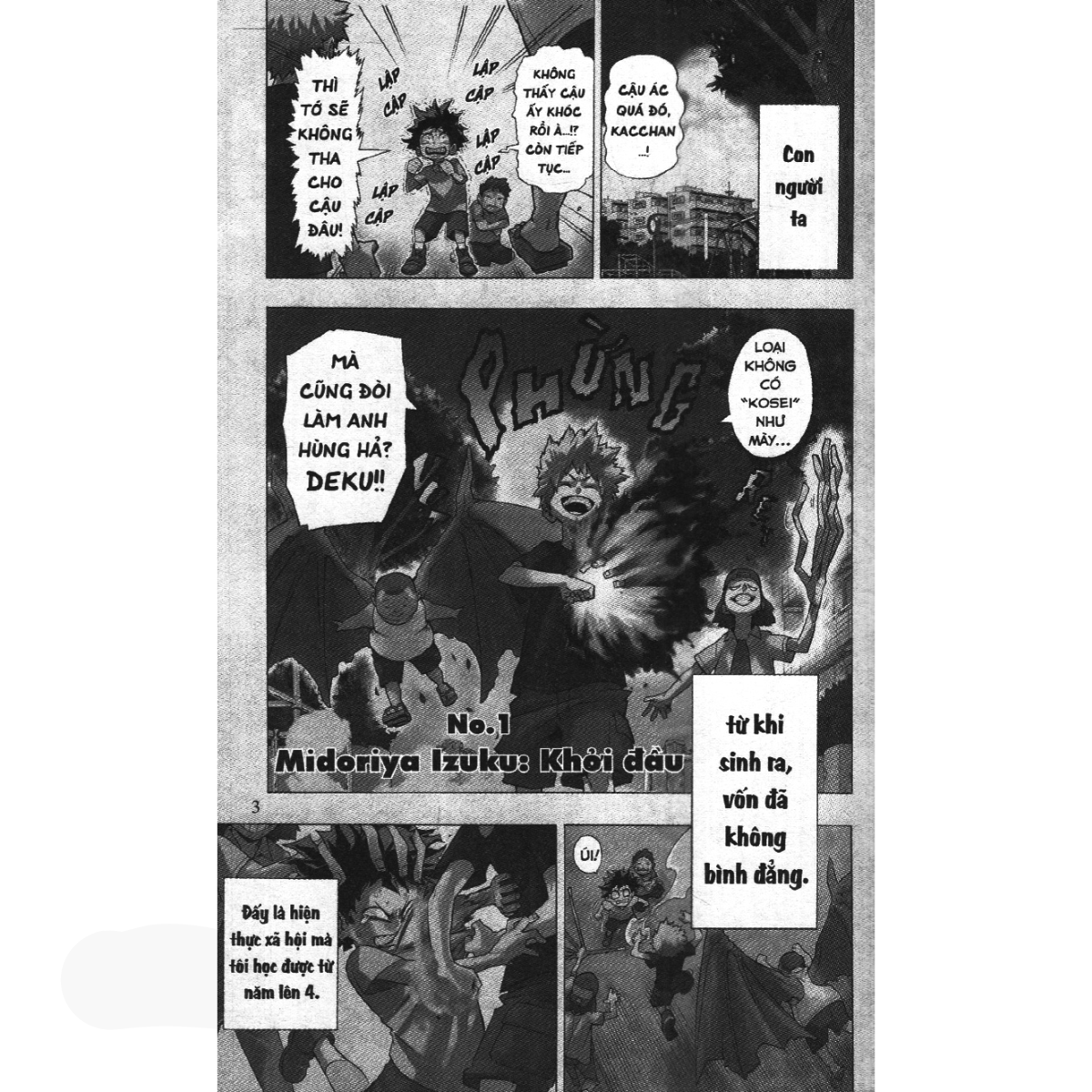 My Hero Academia - Học Viện Siêu Anh Hùng Tập 1: Midoriya Izuku: Khởi Đầu