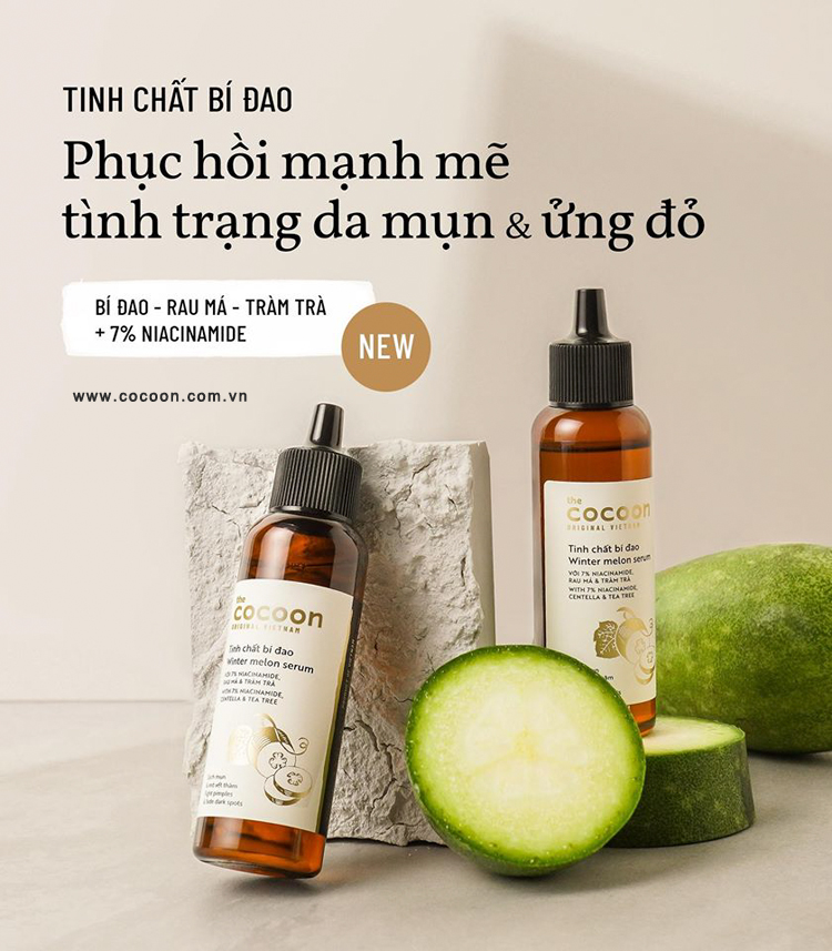 Tinh chất bí đao cocoon 70ml (serum Winter melon)