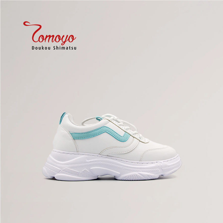 Giày Sneaker Nữ Đế Cao 7cm Da Microfiber Siêu Nhẹ Tomoyo TMW31604