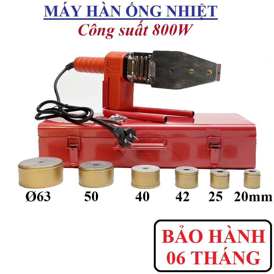 Máy hàn ống tự động - Hàn ống PP-R/PB/PE/PE-X (20-63mm) - Giao màu ngẫu nhiên