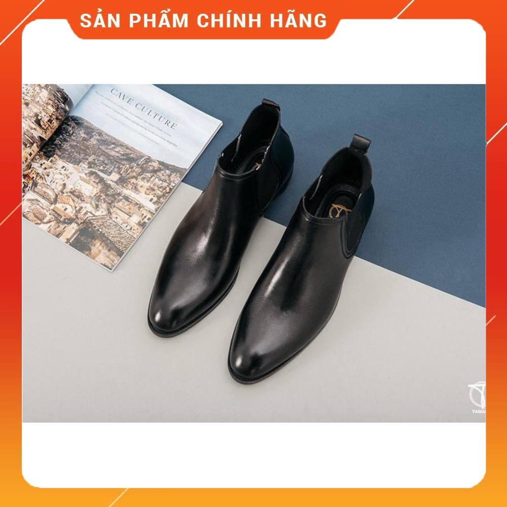 Giày Chelsea Boot Da Bò Thật HT.NEO Cổ Cao Thời Trang size 38-43