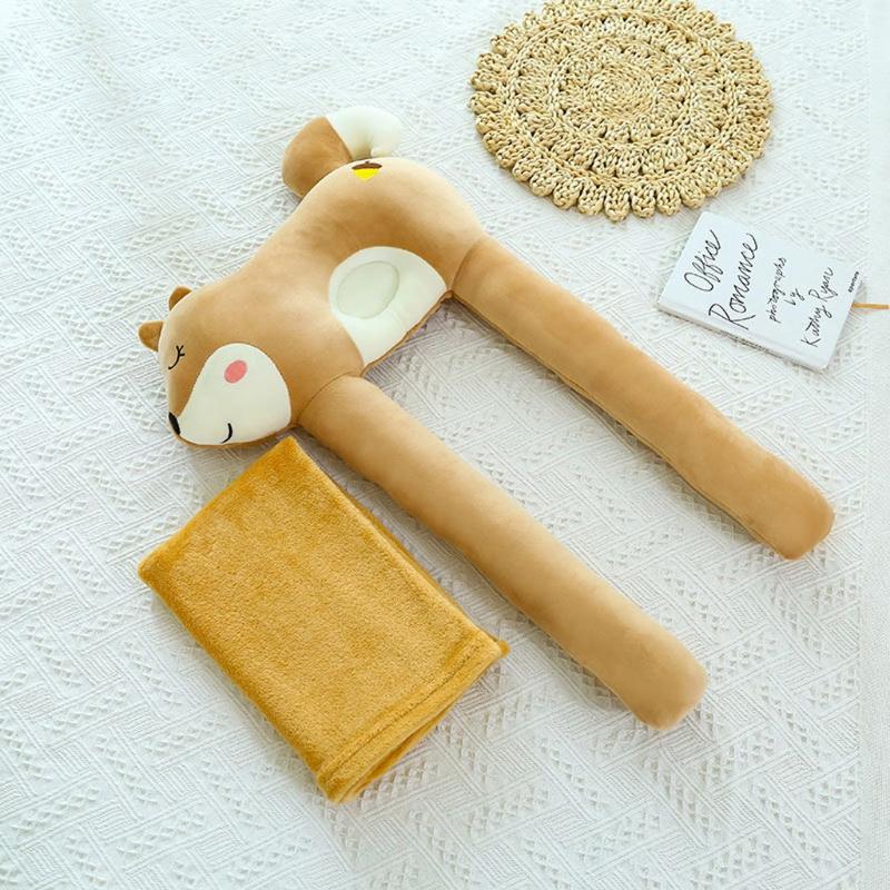 Sáng Tạo Cho Bé Ngủ Hỗ Trợ Gối Điều Hòa Đệm Chăn Mềm Mại Trẻ Em Sang Trọng Đồ Chơi Chăn Gối