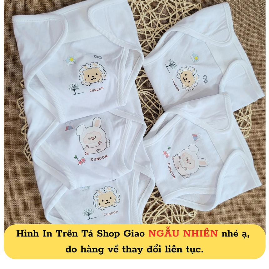(3-8kg) SET 5 TẢ VẢI DÁN CHO BÉ SƠ SINH- Hiệu CÚN CON Sweeties
