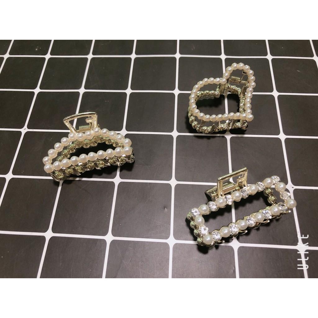 SET 3 KẸP TÓC HÀN QUỐC ĐÍNH HẠT CHO BẠN GÁI