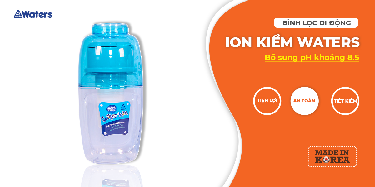 Bình Lọc Nước Ion Kiềm Alkaline Waterman - Hàng chính hãng