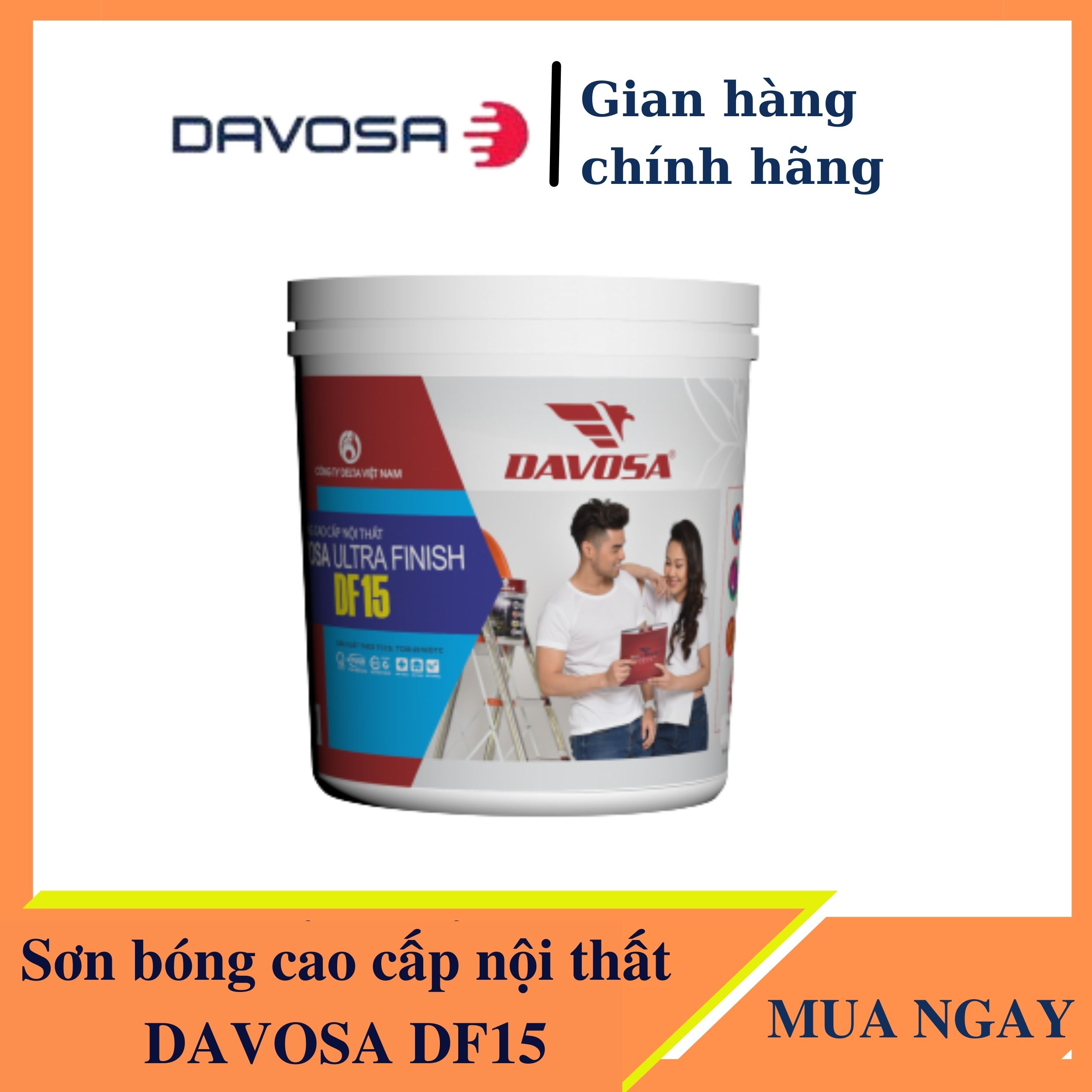 Sơn bóng cao cấp trong nhà DAVOSA DF15