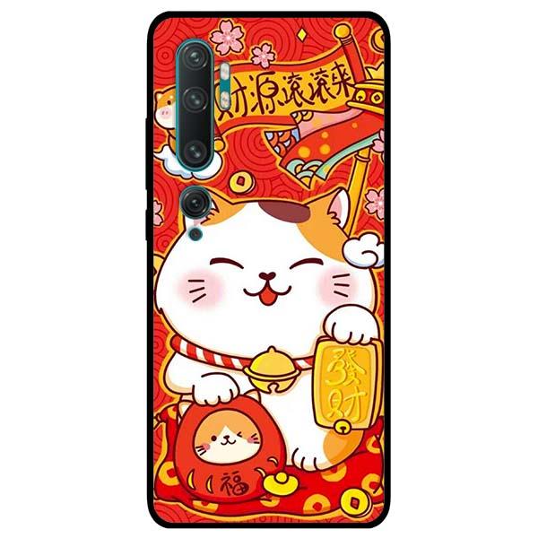 Ốp lưng dành cho Xiaomi Mi Note 10 / Mi Note 10 Pro - Mèo Thần Tài
