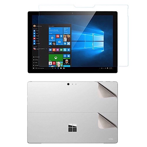 Bộ 2 miếng dán cường lực màn hình và dán mỏng lưng sau cho SURFACE Pro 6 hiệu JCPAL iClara chuẩn 9H / 0.26 mm - Hàng nhập khẩu