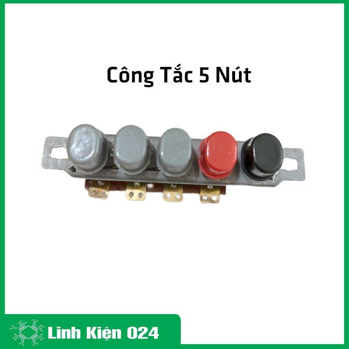 Công tắc số quạt 4 nút, 5 nút loại đầu bầu dục điều chỉnh tốc độ gió cho quạt cây, quạt bàn