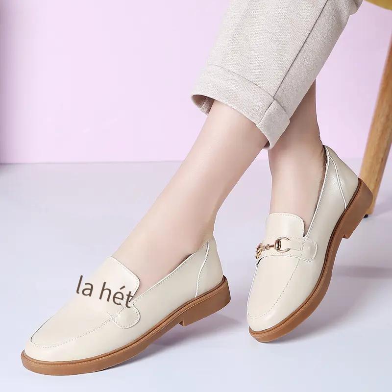 Khuyến mại giày da giày công sở giày thoáng khí giày đôi giày tại chỗ chống mài mòn