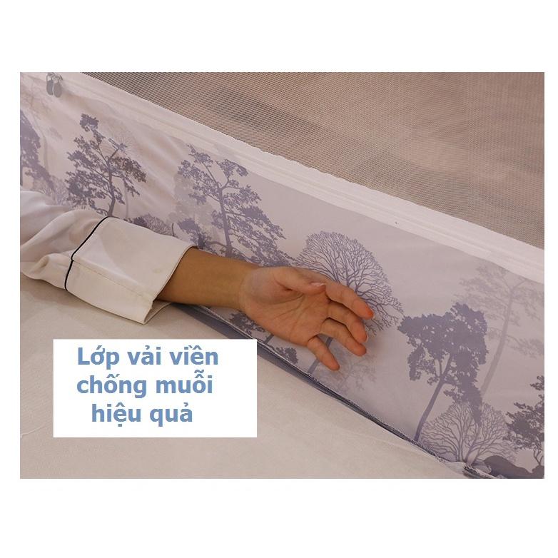BH 1 năm Mùng chụp tụ bung Màn Khung Gấp Gọn Vải Xịn Không Tưa Xời, Không Chạy Chỉ Xước, có Viền chân chống muỗi