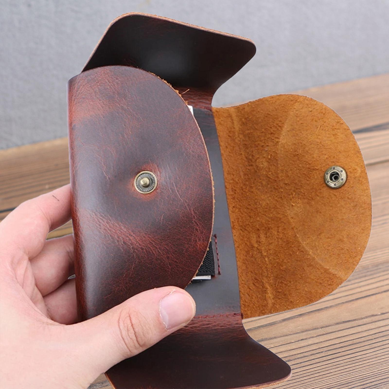 Leather Shaving Protective Case Foldable secure for