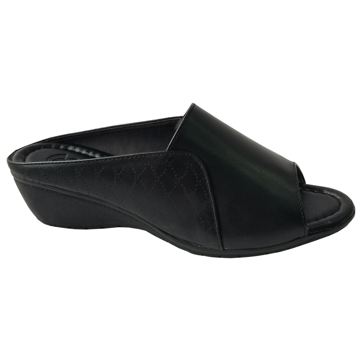 Dép Đế Xuồng Nữ BIGBEN Da Bò Thật Cao 5 Phân DX61