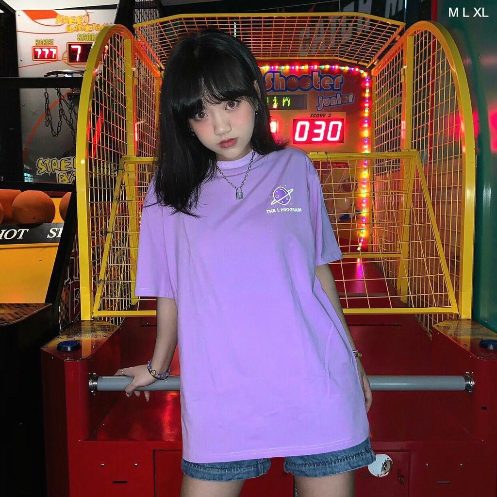 Áo Thun Tay Lỡ Unisex Form Rộng INTO THE LOVE SPACE Ulzzang Couple