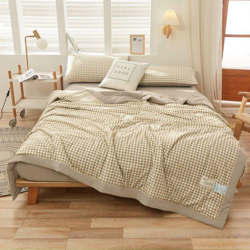 Bộ Cotton kẻ TC Chăn Trần Hè Mới Nhất 2021