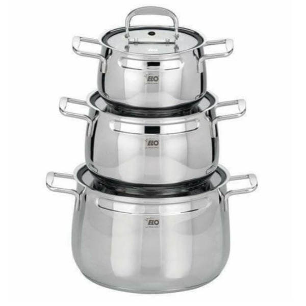 Bộ nồi Inox 3 chiếc Elo Mystery Hàng chính hãng
