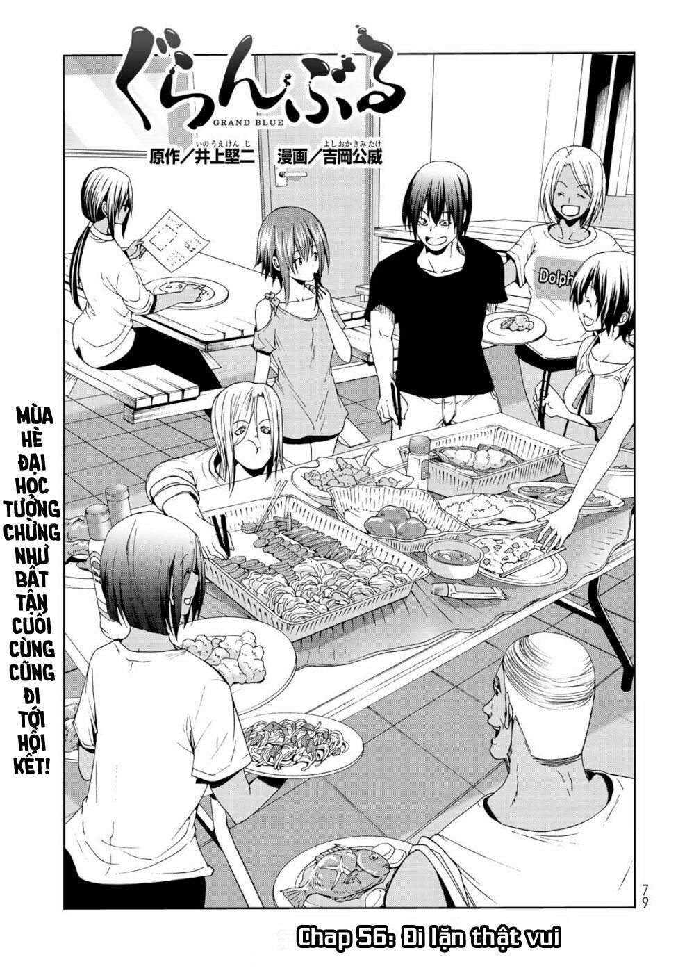 cô gái thích lặn - grand blue chapter 56 3