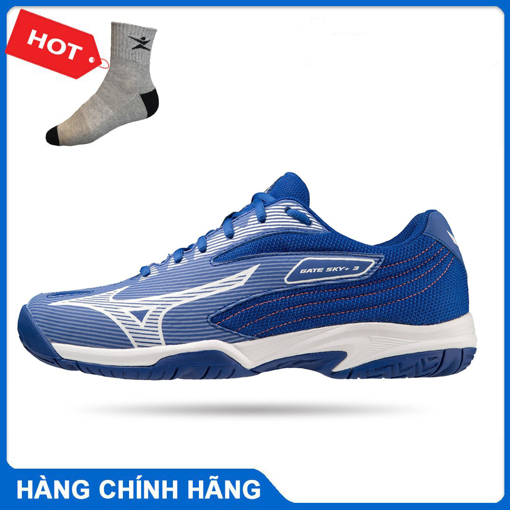 Giày cầu lông bóng chuyền mizuno Gate Sky Blade 3 mẫu mới - tặng tất thể thao bendu