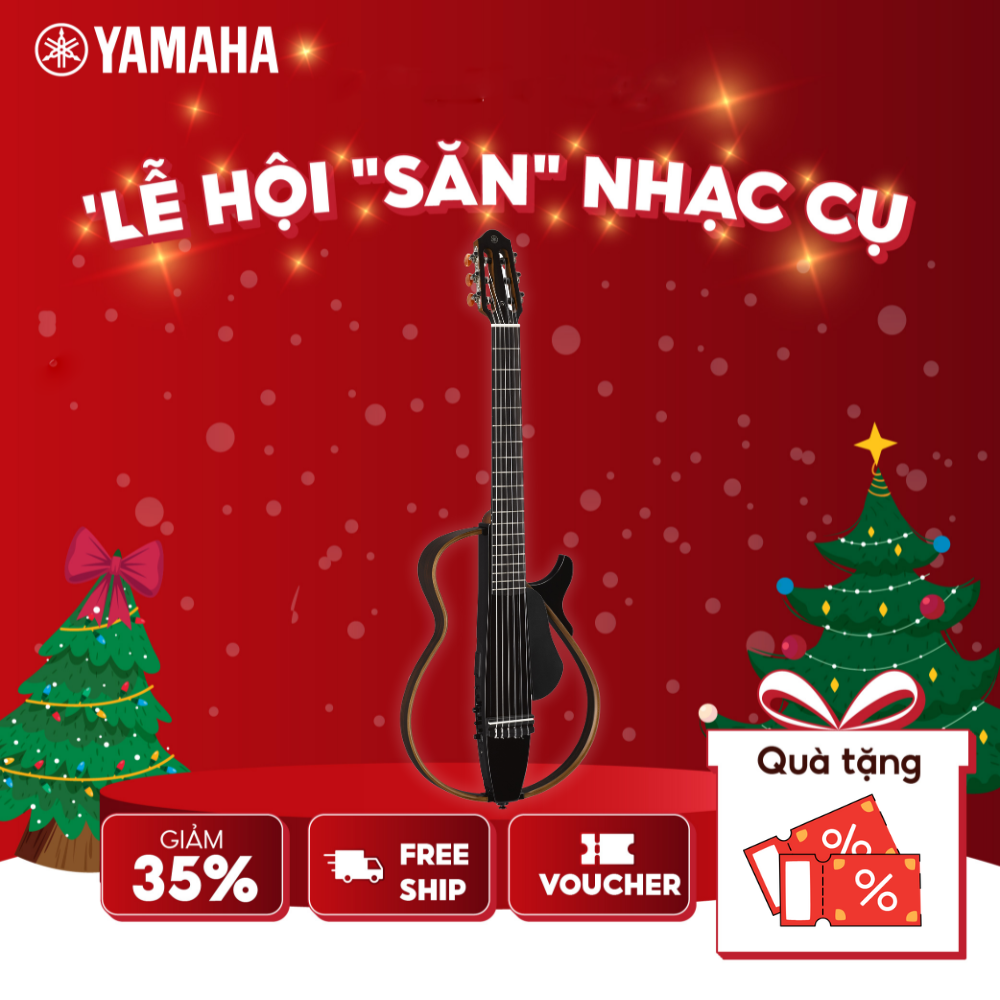 Đàn Guitar YAMAHA Silent SLG200N kèm túi đựng Gigbag - Sản phẩm chính hãng