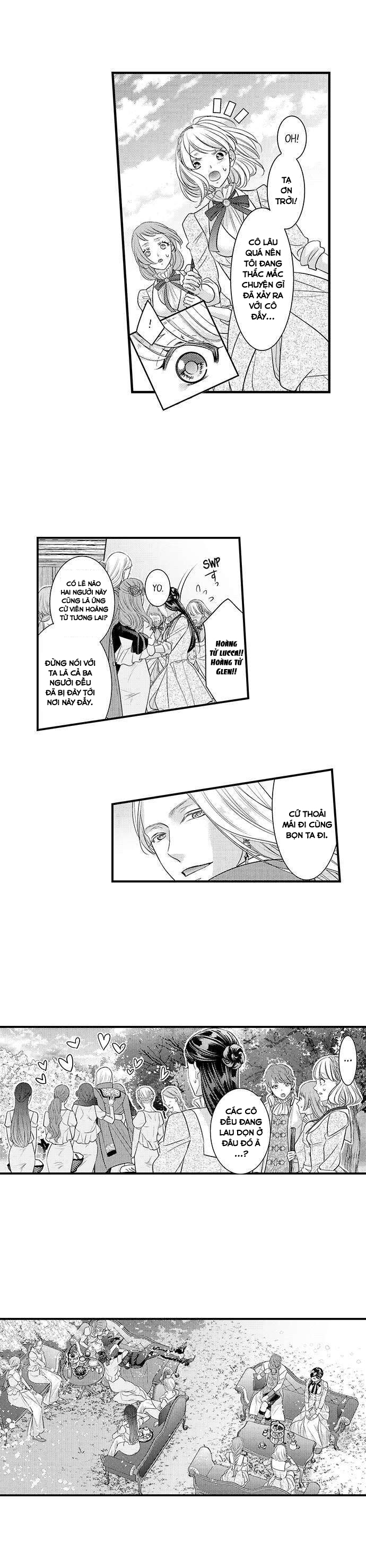 chuyển sinh vào thế giới khác ~ nếu muốn trở thành nữ hoàng hãy tìm cách để được hoàng đế sủng ái vào ban đêm chapter 30.2 1