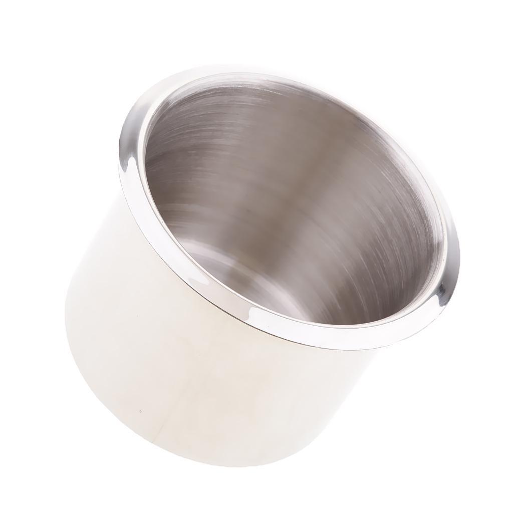 11x Stainless Steel Recessed Cup Drink Holder for Marine Boat RV Camper