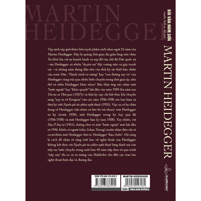 Hình ảnh MARTIN HEIDEGGER - Vật, Xây Ở Suy Tư, Nguồn Gốc Của Tác Phẩm Nghệ Thuật, Tồn Tại và Thời Gian