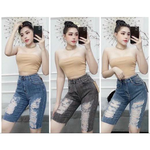 QUẦN JEANS NGỐ RÁCH CO GIÃN HOT LƯNG CAO SHOP PHƯƠNG CHÂU