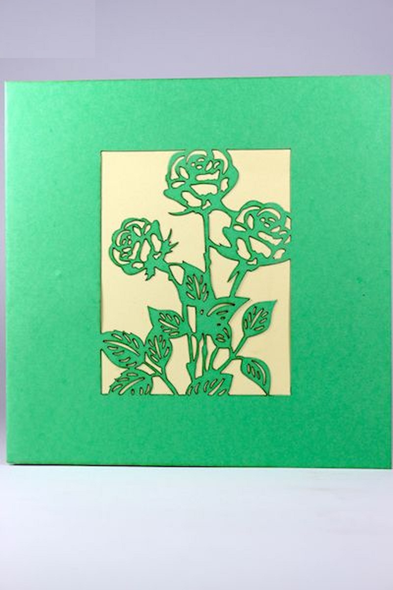 Thiệp 3D Hoa - Cả một vườn hồng Size nhỏ - NV54