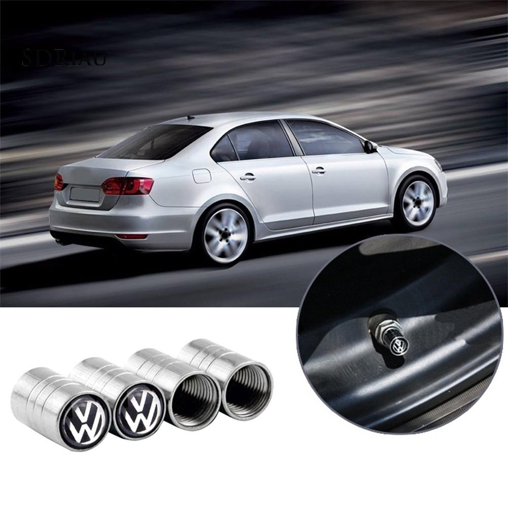 4 nắp Van khí bằng đồng cho lốp xe hơi Volkswagen VW BMW Benz