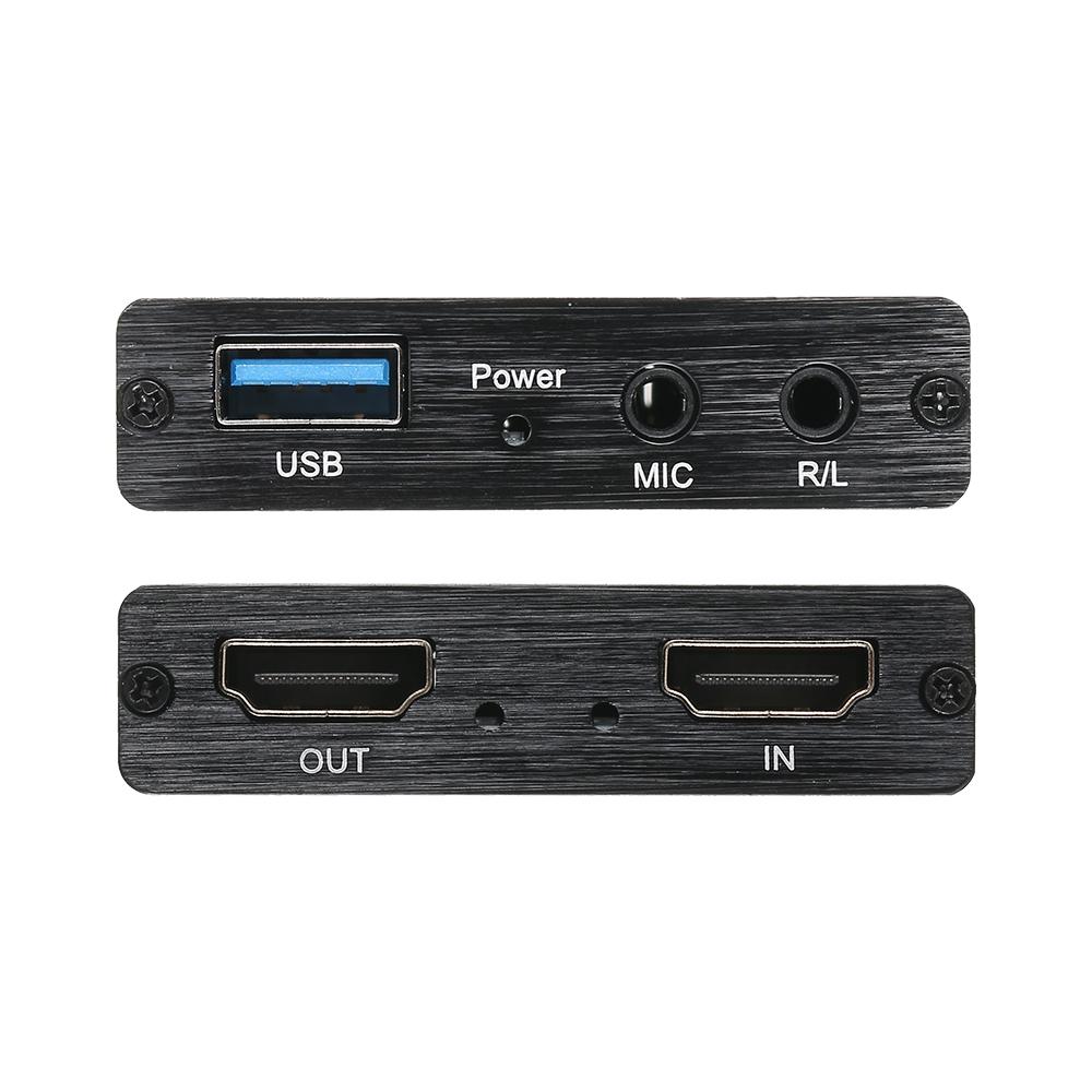 HD Video Capture Card USB Capture Card Maximum Support 4K Input 1080P Output Resolution Support Microphone Input