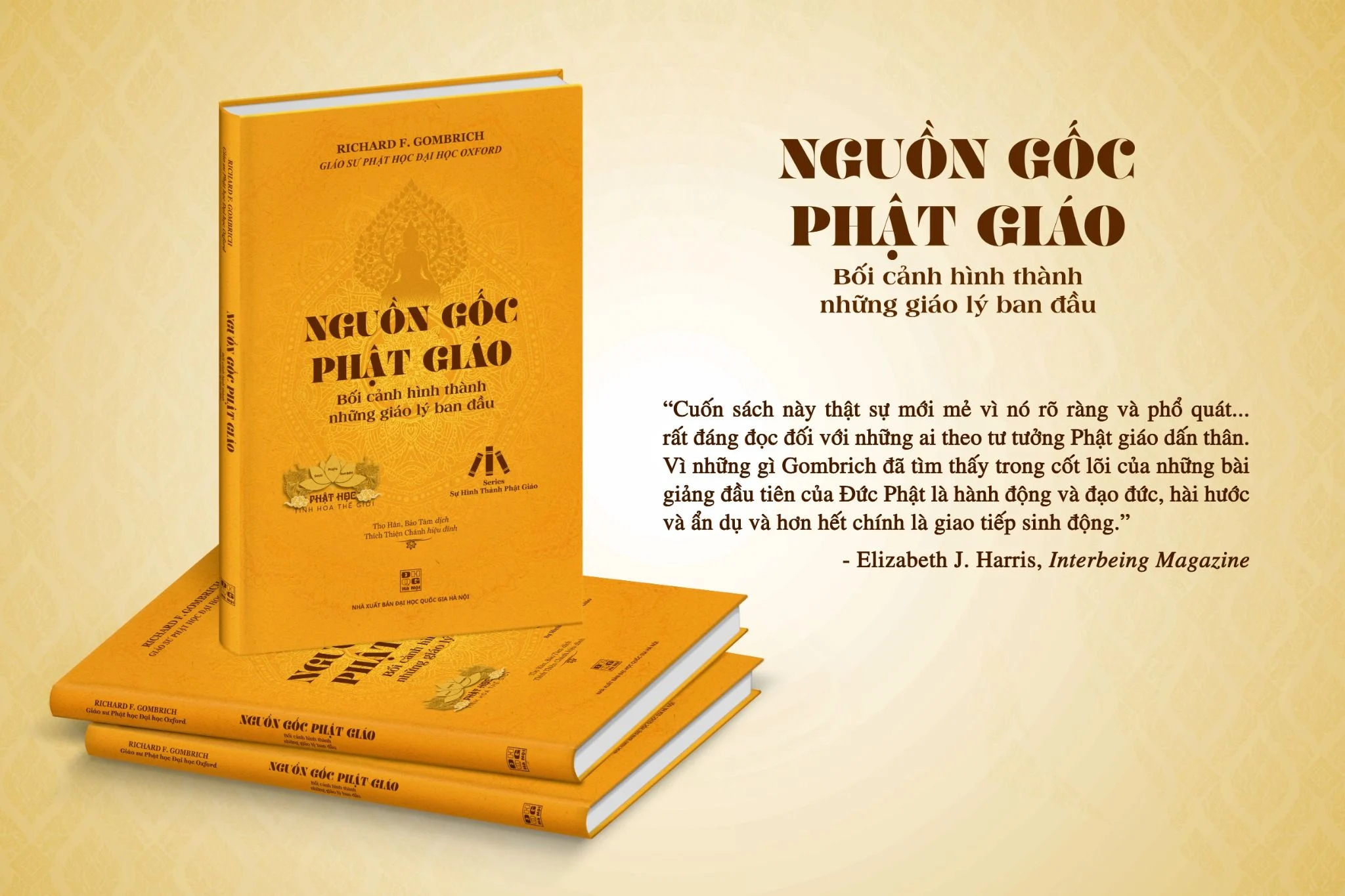 Sách mới - Nguồn gốc Phật giáo Bối cảnh hình thành những giáo lý ban đầu (KÈM SÁCH TẶNG)