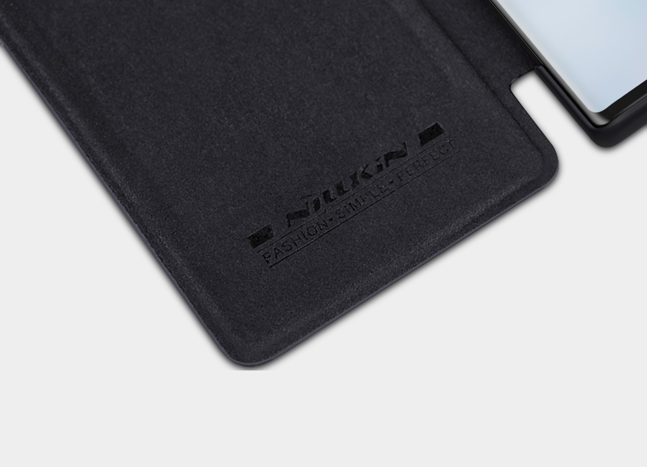 Bao da dành cho SamSung Galaxy Note 10 Plus chính hãng Nillkin QIN