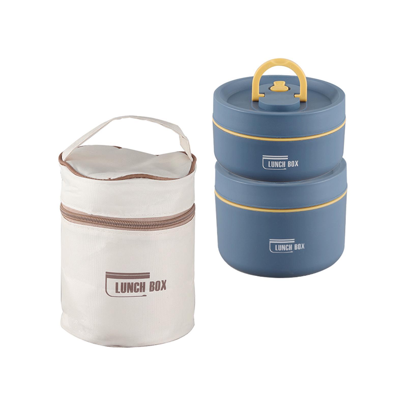 Lunch Box Set Portable Airtight Lid Lunchbox Insulated Food Lunch Container