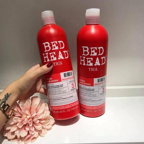 Bộ Dầu Gội - Xả TiGi Bed Head Đỏ Phục Hồi Hư Tổn