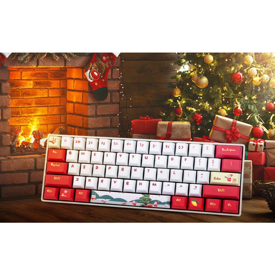 Bộ Keycap Newmen Christmas (Noel) thick PBT Dye-sub - Hàng Chính Hãng