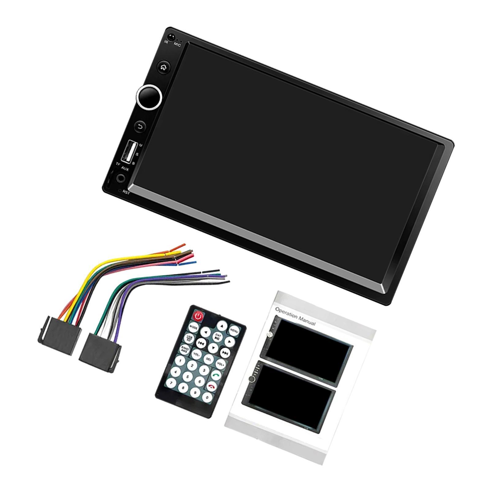 7inch Screen Car  Player Handsfree  FM Radio Remote Control