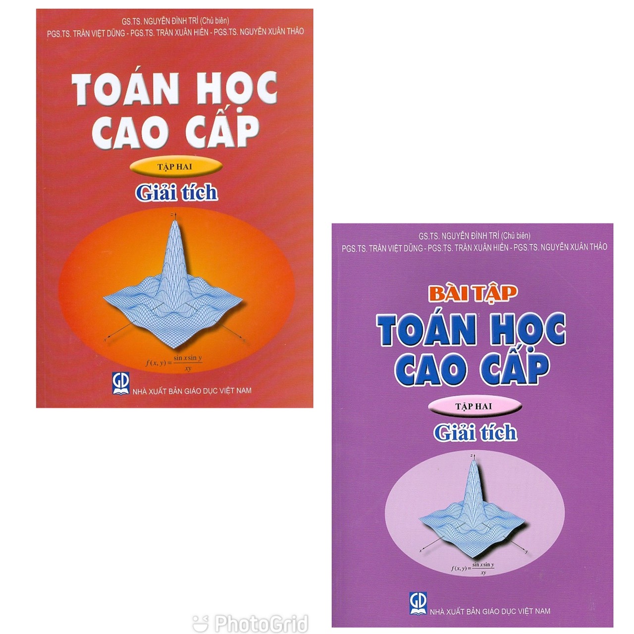 Sách - Combo Toán Học Cao Cấp Tập 2 + Bài Tập : Giải Tích