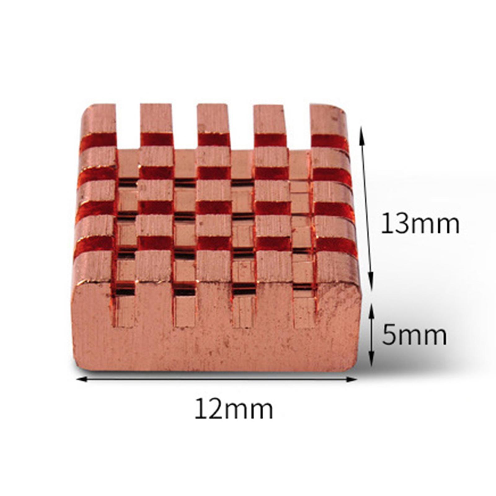 2-3pack 8Pcs Pure Copper RAM Heatsink Cooler for CPU GPU PC Laptop Graphics Card