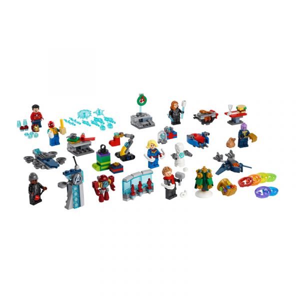 BỘ LẮP RÁP LEGO 76169 LỊCH GIÁNG SINH SUPERHEROES 2021