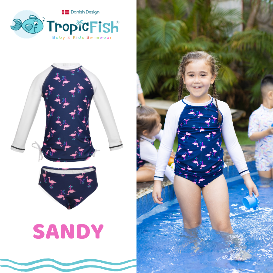 Đồ bơi chống nắng cao cấp cho bé gái Sandy - TropicFish Baby Swimwear Sandy